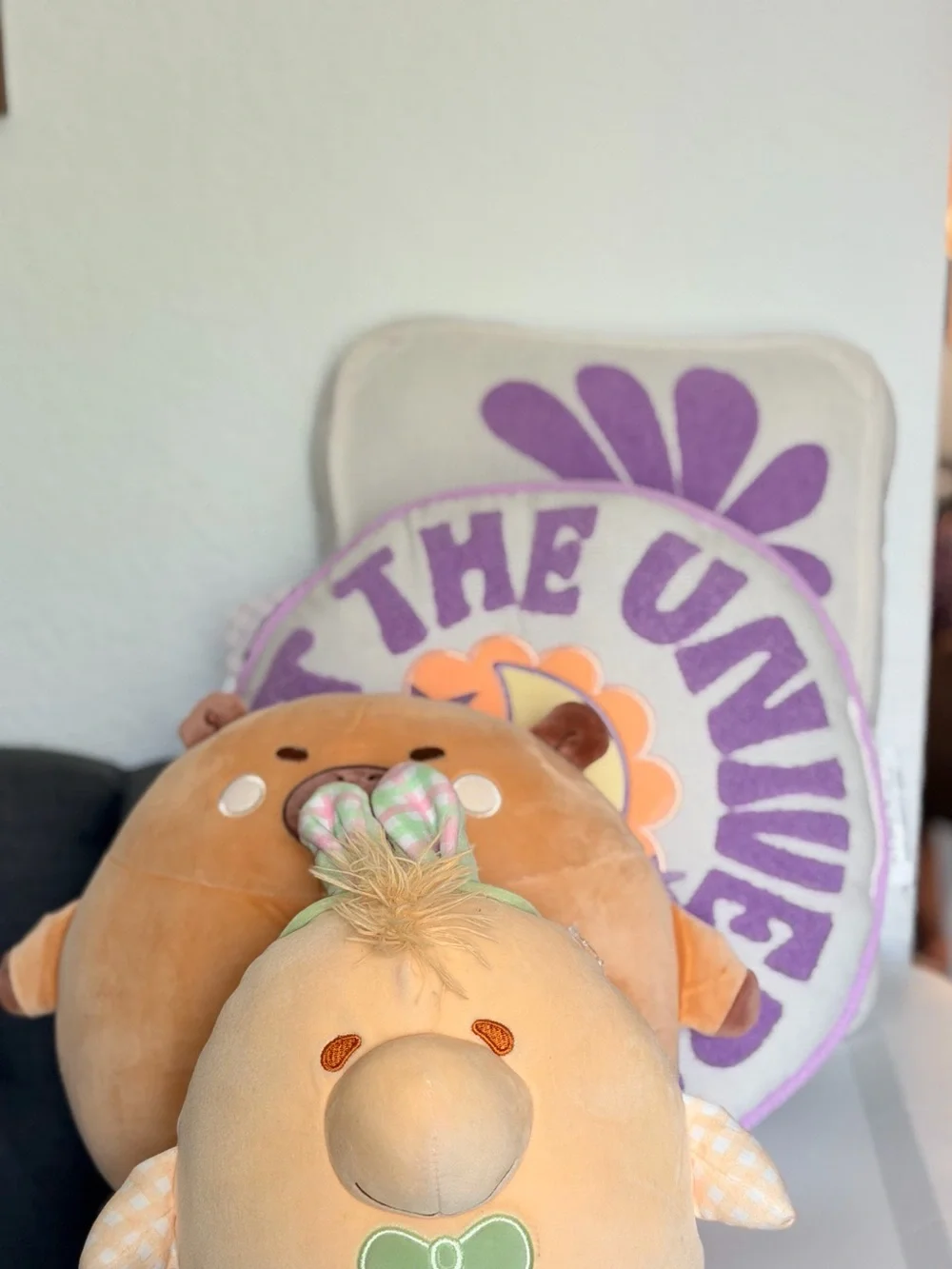 Back 2 School plushie and pillow bundle